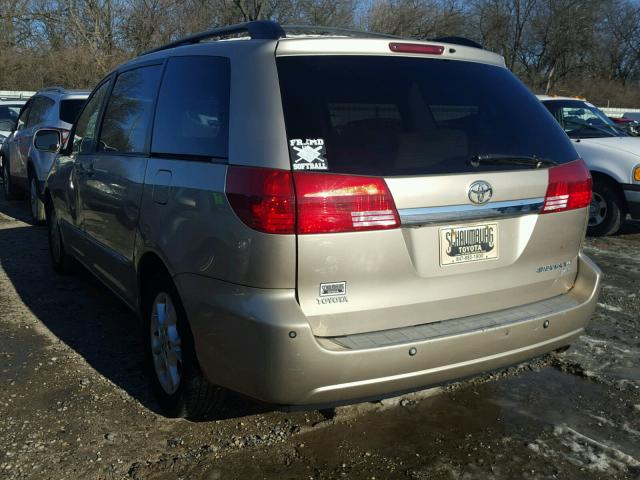 5TDZA22C15S379814 - 2005 TOYOTA SIENNA XLE GOLD photo 3