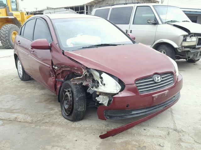 KMHCN46C17U131511 - 2007 HYUNDAI ACCENT GLS BURGUNDY photo 1