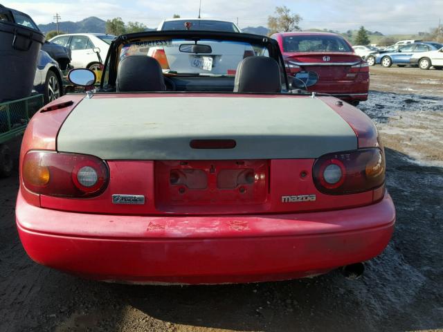 JM1NA3515L0146372 - 1990 MAZDA MX-5 MIATA RED photo 9