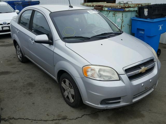 KL1TD56EX9B608344 - 2009 CHEVROLET AVEO LS SILVER photo 1