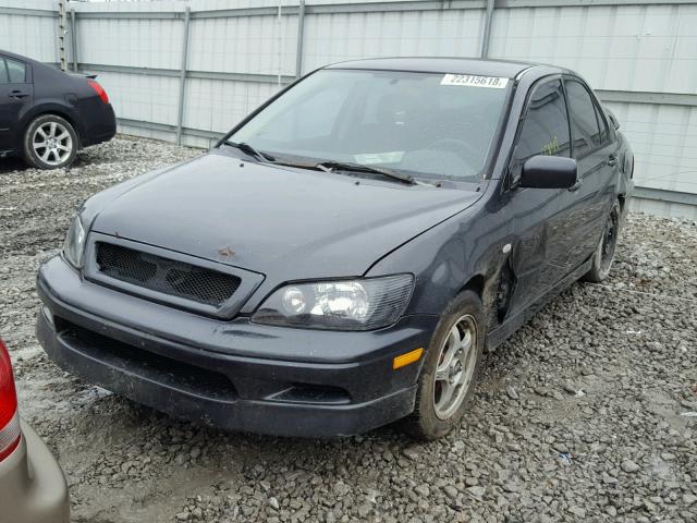 JA3AJ86E03U045132 - 2003 MITSUBISHI LANCER OZ GRAY photo 2