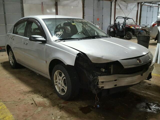 1G8AJ52F33Z151148 - 2003 SATURN ION LEVEL SILVER photo 1