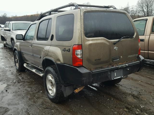 5N1ED28Y11C561058 - 2001 NISSAN XTERRA XE GREEN photo 3