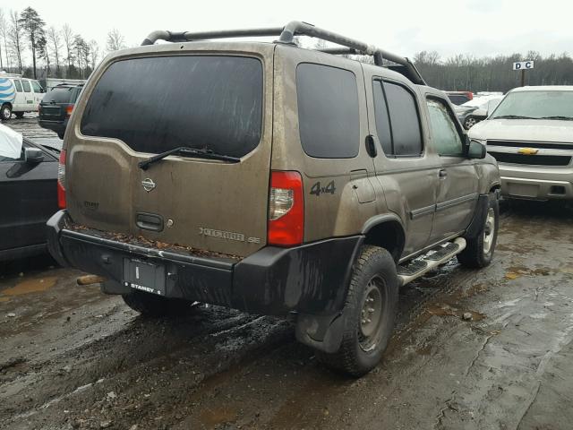 5N1ED28Y11C561058 - 2001 NISSAN XTERRA XE GREEN photo 4