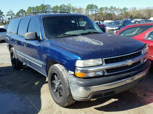 3GNEC16T81G218289 - 2001 CHEVROLET SUBURBAN C BLUE photo 1