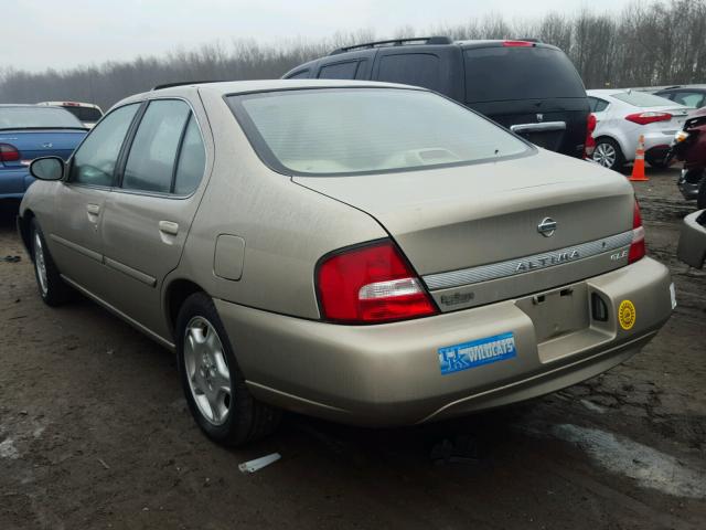 1N4DL01A71C205515 - 2001 NISSAN ALTIMA GXE TAN photo 3