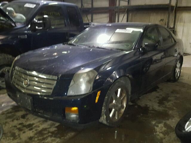 1G6DM577X40110200 - 2004 CADILLAC CTS BLUE photo 2