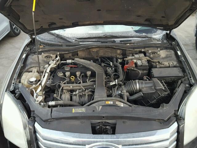 3FAHP07Z18R263148 - 2008 FORD FUSION SE BLACK photo 7