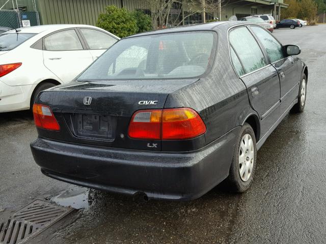 2HGEJ6570YH582850 - 2000 HONDA CIVIC LX BLACK photo 4