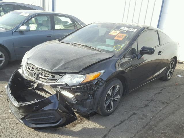 2HGFG3B87FH523127 - 2015 HONDA CIVIC EX BLACK photo 2