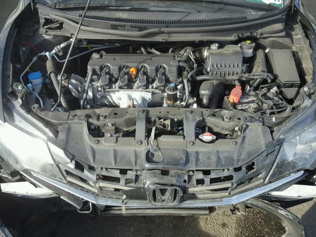 2HGFG3B87FH523127 - 2015 HONDA CIVIC EX შავი ფოტო 7