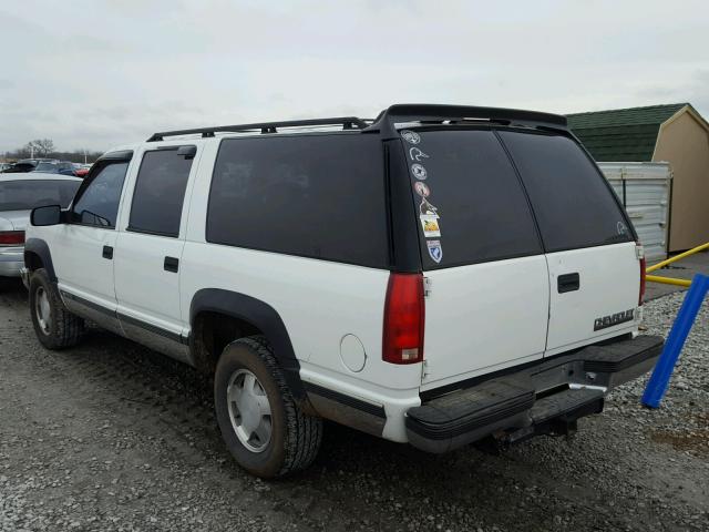 3GNFK16RXVG188780 - 1997 CHEVROLET SUBURBAN K WHITE photo 3