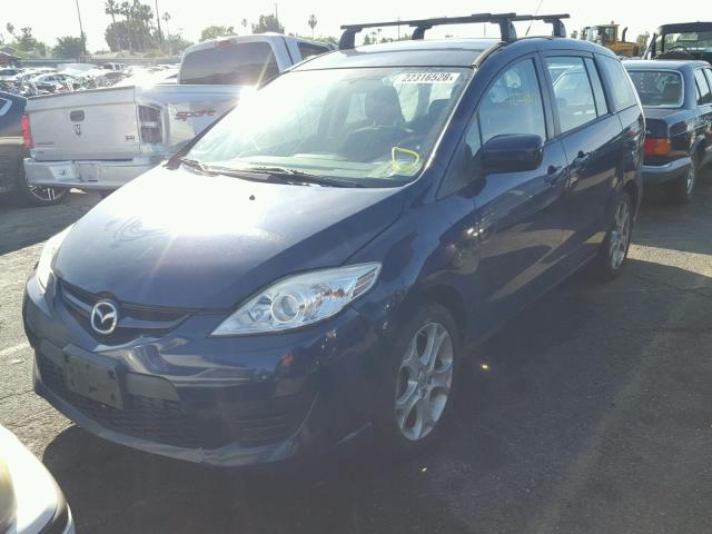 JM1CR2WL4A0369347 - 2010 MAZDA 5 BLUE photo 2