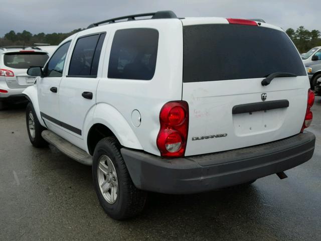 1D4HB38NX5F526898 - 2005 DODGE DURANGO ST WHITE photo 3