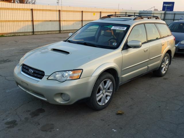 4S4BP67C964301256 - 2006 SUBARU LEGACY OUT GREEN photo 2