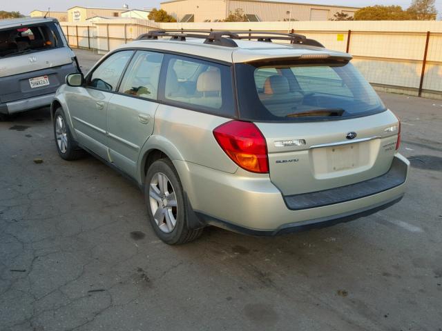 4S4BP67C964301256 - 2006 SUBARU LEGACY OUT GREEN photo 3