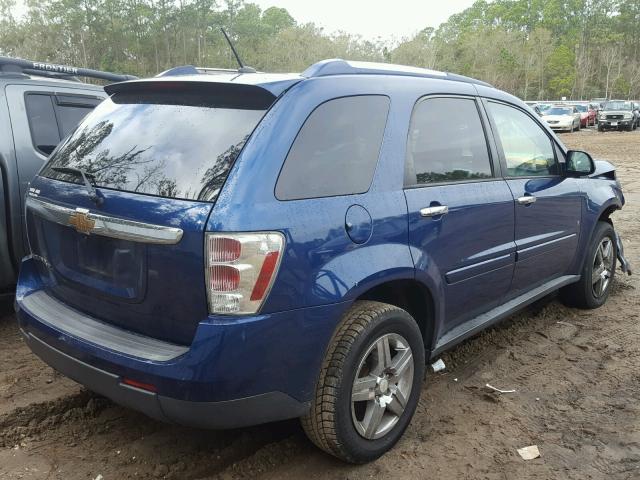 2CNDL73F786053309 - 2008 CHEVROLET EQUINOX LT BLUE photo 4