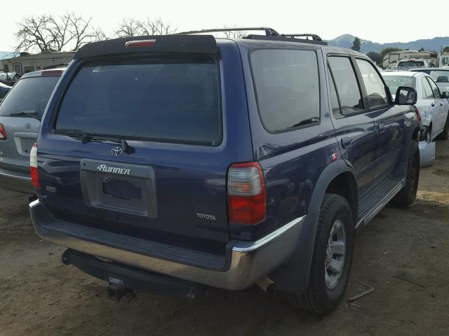 JT3HN86R2W0154036 - 1998 TOYOTA 4RUNNER SR BLUE photo 4