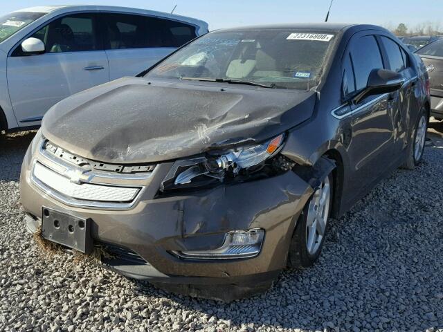 1G1RA6E48EU141152 - 2014 CHEVROLET VOLT BROWN photo 2