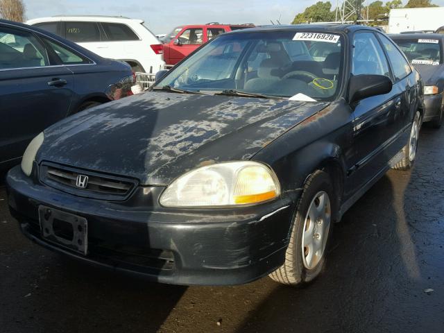 1HGEJ8244WL070627 - 1998 HONDA CIVIC EX 黑色 照片 2
