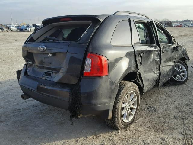 2FMDK3GC5DBC92435 - 2013 FORD EDGE SE BLACK photo 4