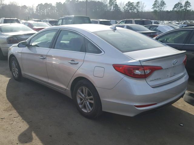 5NPE24AF4FH025084 - 2015 HYUNDAI SONATA SE SILVER photo 3