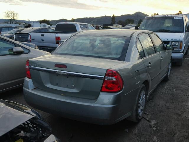 1G1ZS52F75F158042 - 2005 CHEVROLET MALIBU GREEN photo 4