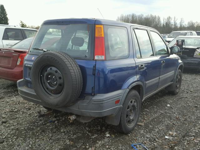 JHLRD2849WC019042 - 1998 HONDA CR-V LX BLUE photo 4