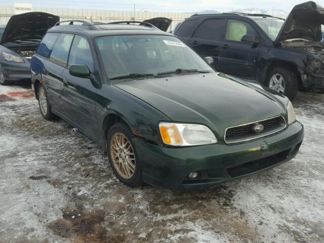 4S3BH635236300832 - 2003 SUBARU LEGACY L GREEN photo 1