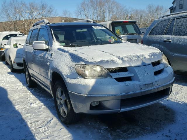 JA4LZ41F34U005506 - 2004 MITSUBISHI OUTLANDER SILVER photo 1