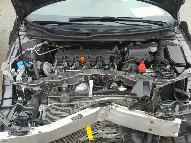19XFB2F88FE103213 - 2015 HONDA CIVIC EX ნაცრისფერი ფოტო 7