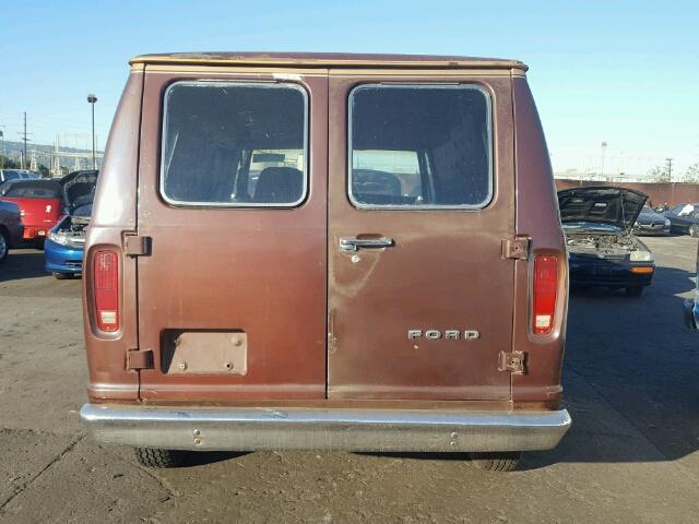 1FDDE14G5CHA55433 - 1982 FORD ECONOLINE BROWN photo 9