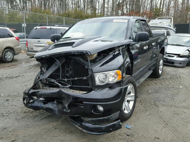 1D7HU18D04J257444 - 2004 DODGE RAM 1500 S BLACK photo 2