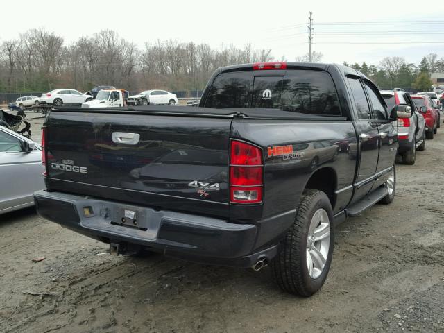 1D7HU18D04J257444 - 2004 DODGE RAM 1500 S BLACK photo 4