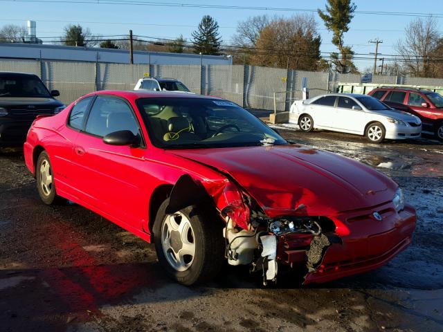 2G1WX15K119241958 - 2001 CHEVROLET MONTE CARL RED photo 1