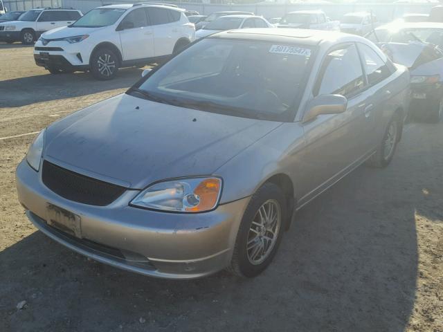 1HGEM21953L016833 - 2003 HONDA CIVIC EX SILVER photo 2