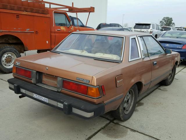 JN1PS06SXBU443207 - 1981 DATSUN 200SX BROWN photo 4