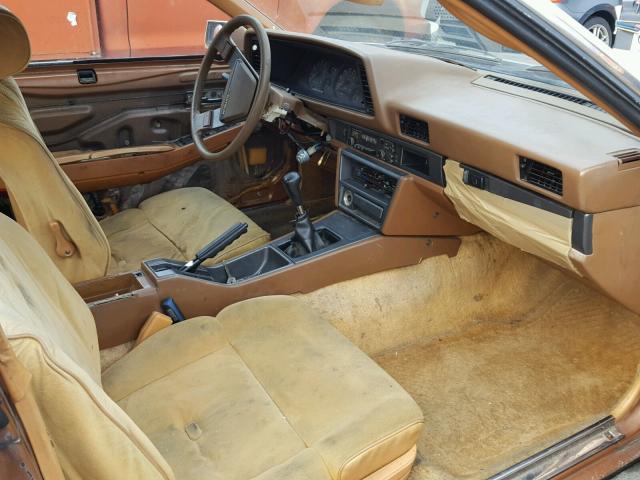 JN1PS06SXBU443207 - 1981 DATSUN 200SX BROWN photo 5