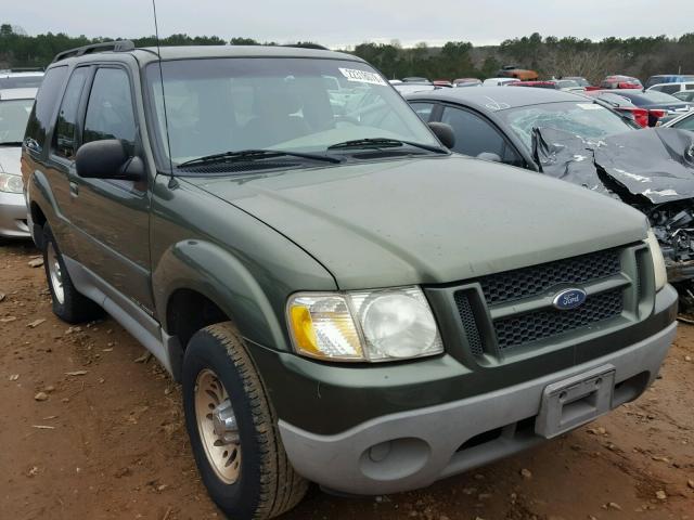 1FMYU60E51UC53858 - 2001 FORD EXPLORER S GREEN photo 1