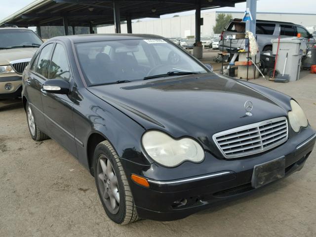 WDBRF61J23F409102 - 2003 MERCEDES-BENZ C 240 BLACK photo 1