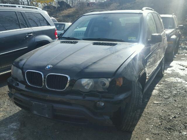 5UXFA53542LV70952 - 2002 BMW X5 3.0I BLACK photo 2