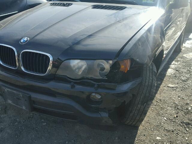 5UXFA53542LV70952 - 2002 BMW X5 3.0I BLACK photo 9