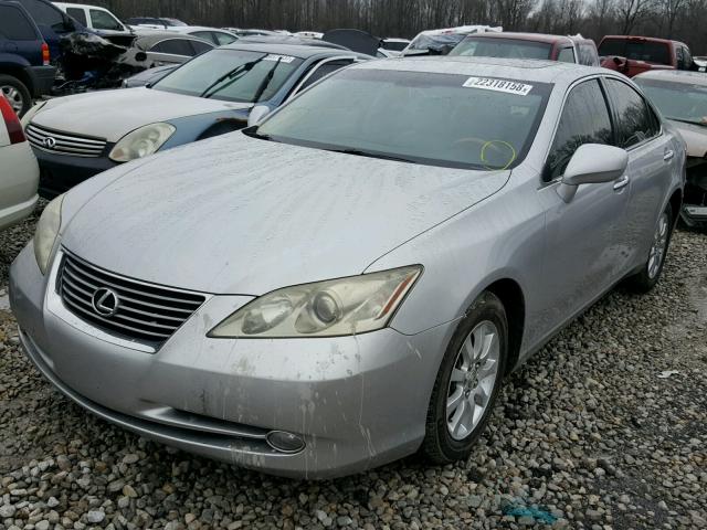 JTHBJ46G972043198 - 2007 LEXUS ES 350 SILVER photo 2