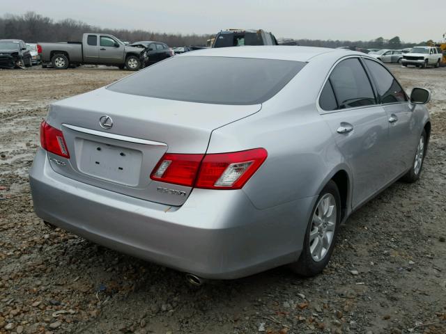 JTHBJ46G972043198 - 2007 LEXUS ES 350 SILVER photo 4