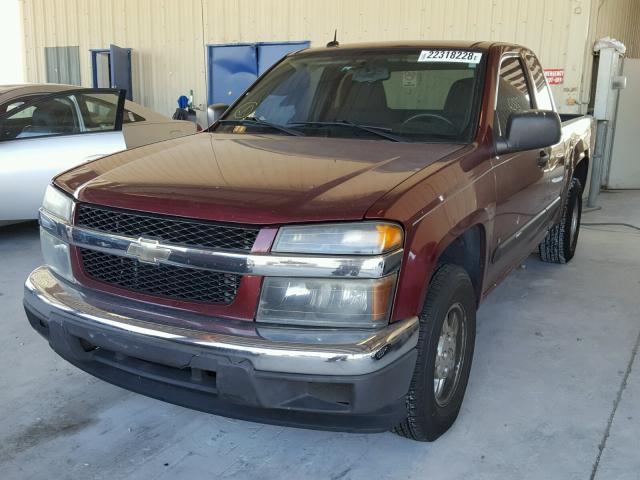 1GCCS199888166715 - 2008 CHEVROLET COLORADO MAROON photo 2