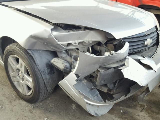 1G1ZT51F46F104889 - 2006 CHEVROLET MALIBU LT SILVER photo 9