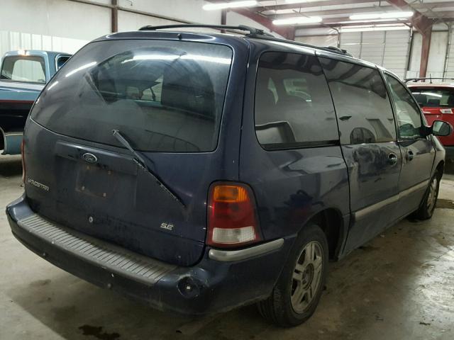 2FMZA52481BB36843 - 2001 FORD WINDSTAR S BLUE photo 4