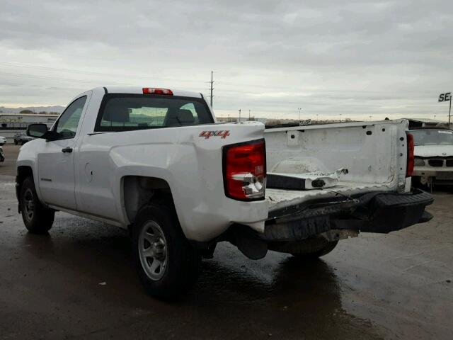 1GCNKPEH8EZ253075 - 2014 CHEVROLET SILVERADO WHITE photo 3