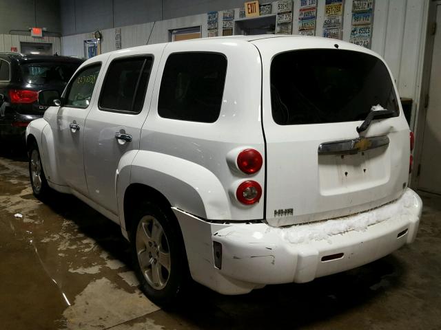 3GNDA23D07S542122 - 2007 CHEVROLET HHR LT WHITE photo 3