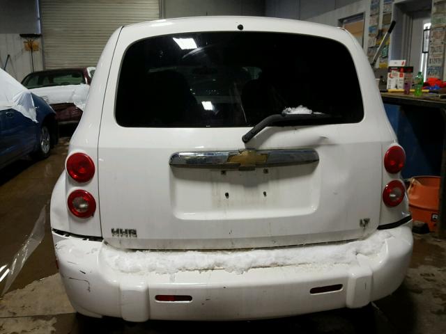 3GNDA23D07S542122 - 2007 CHEVROLET HHR LT WHITE photo 9